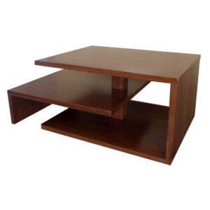 Nowoczesna ława do salonu orzech składana