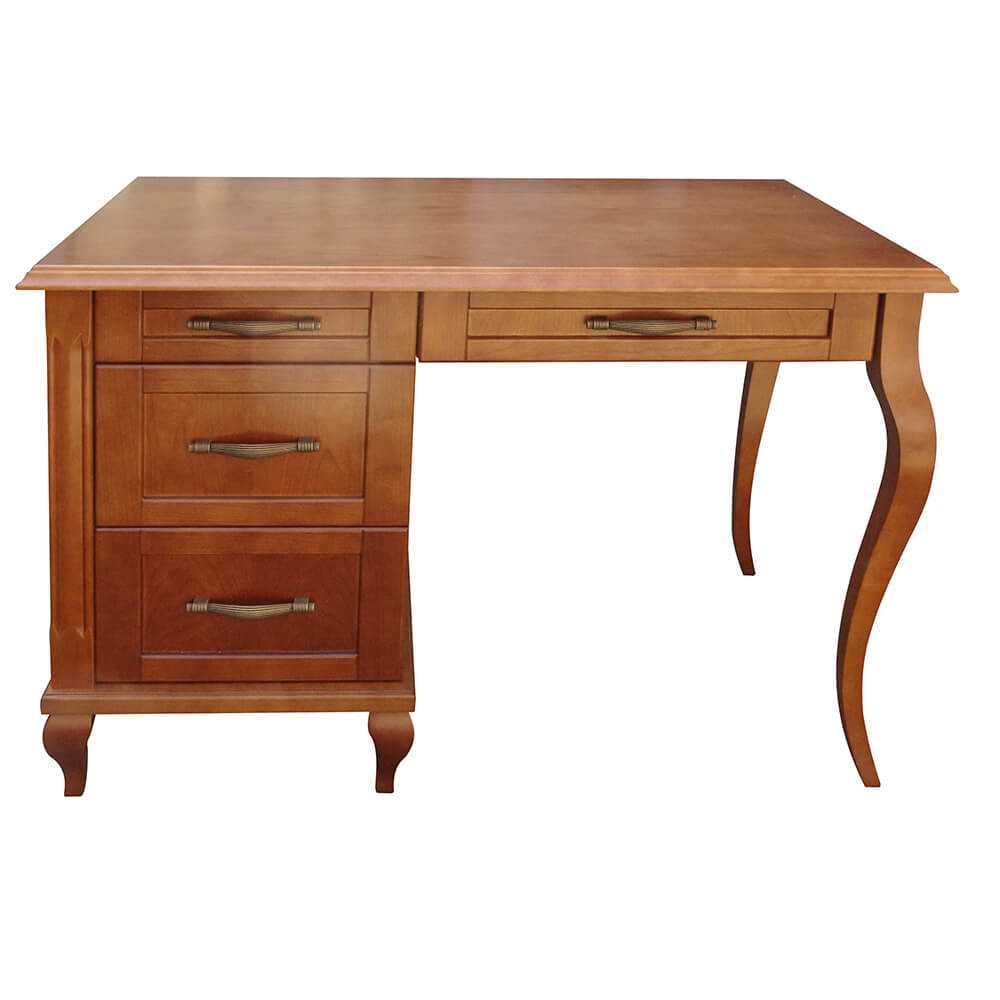 małe-biurko-klasyczne-drewniane