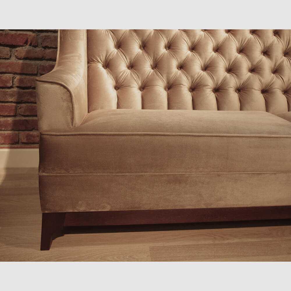 sofa Levante glamour materiał velvet