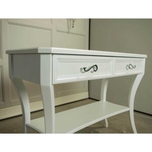 Konsolka glamour- ELI z dwoma szufladami do przedpokoju w stylu glamour