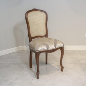 Włoskie krzesło z rattanem