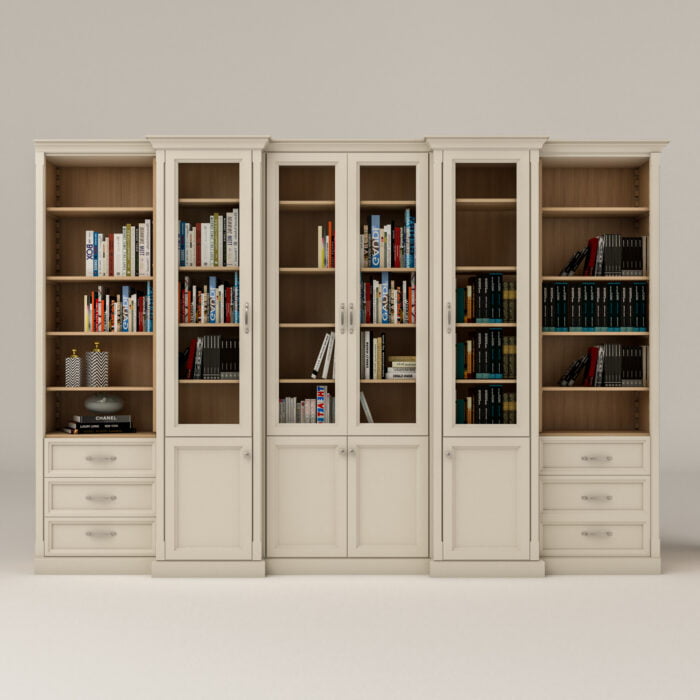 Klasyczna Biblioteka W Stylu Angielskim Na Wymiar Meble Karpinski Koza